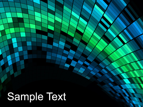 free vector Mosaic background vector 4